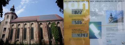 Die Kirche in Müritz ist trotz altem Gemäuer top modern mit einer Solaranlage ausgerüstet.